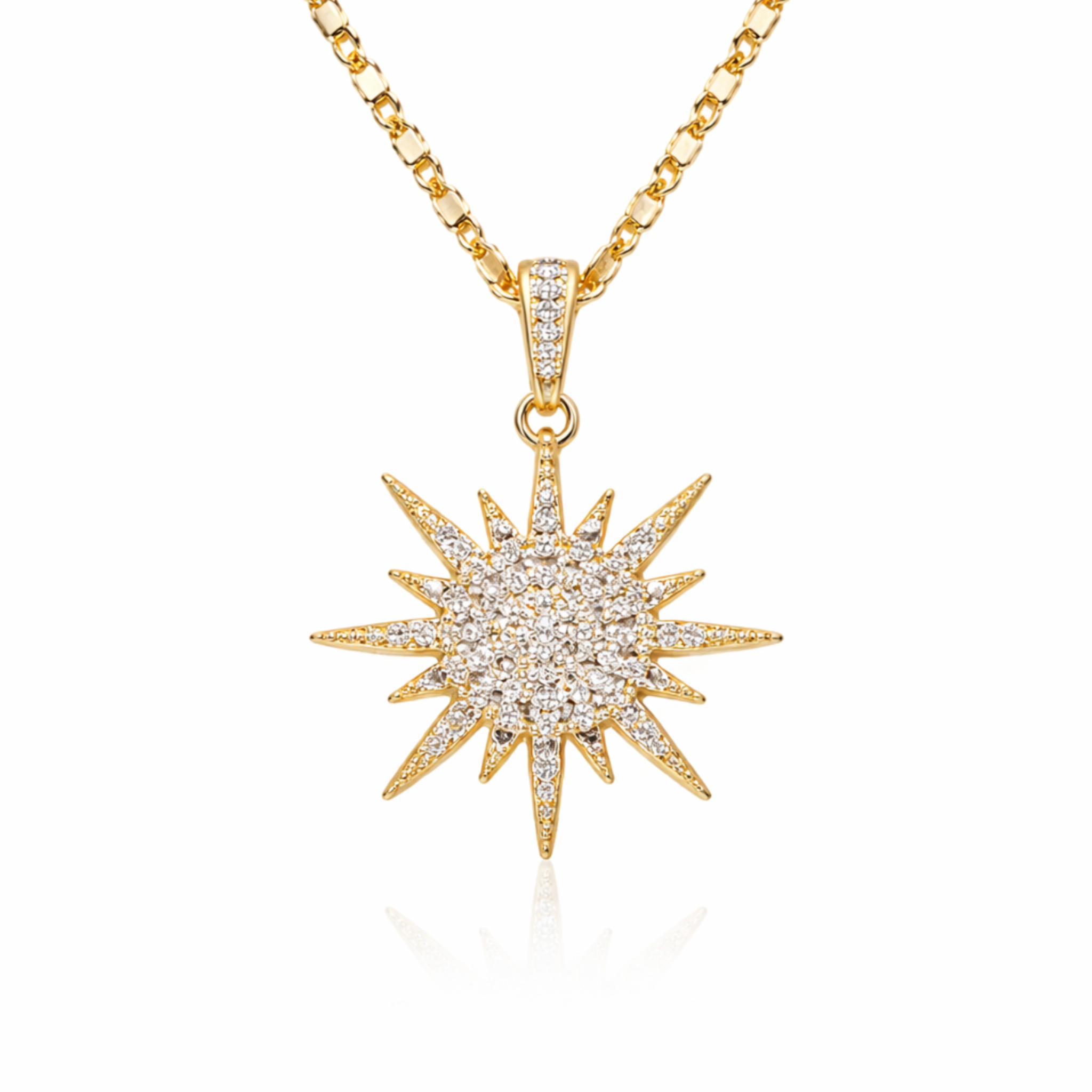 Kette "Sun" I 18K vergoldet